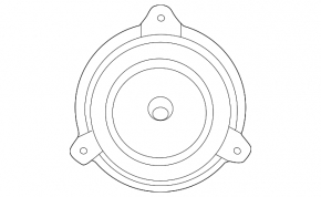 Rear left door speaker Nissan Murano 25-26 Bose