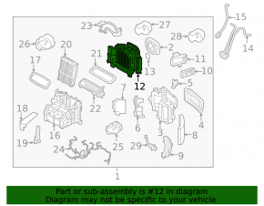 Volvo XC90 16-23 Heater Evaporator