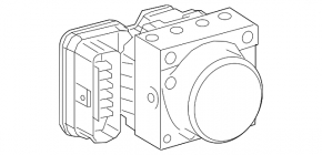 ABS Toyota Prius 50 16-22