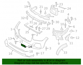 Front Bumper Number Plate for BMW X5 G05 19-23