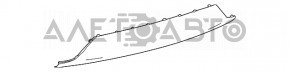 Rear bumper lip trim lower Toyota Highlander 20-