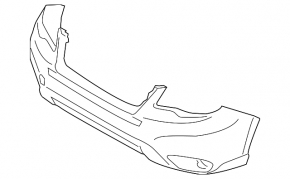 Front bumper bare Subaru Forester 14-16 SJ prerest