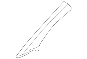 Rear pillar trim right VW Beetle 12-17 beige