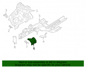 Battery tray bracket for Kia Sportage 20-22