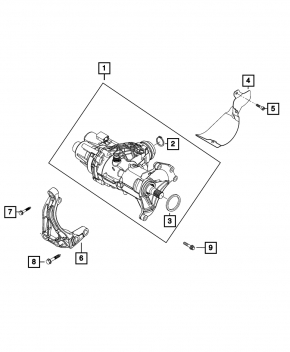 Jeep Renegade 19-23 1.3T Front Transfer Case