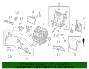 Honda CRV 23- Air Conditioner Heater Valve