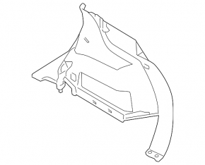 Left fender flare for Nissan Rogue 2015