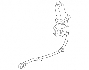Window lifter motor rear left Lexus RX300 98-03