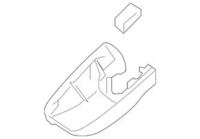 Lexus ES250 ES300h ES350 19-26 Rearview Mirror Cover