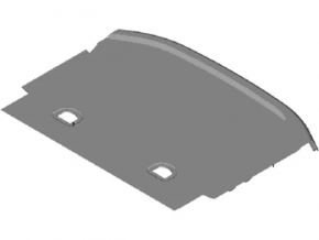Rear boot floor Ford C-max MK2 13-18 black