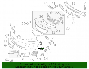 Right front bumper mudguard for Mazda CX-7 10-12 rest.