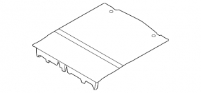 Mazda 6 trunk carpet 14-17