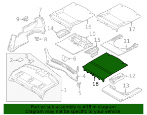 Trunk floor Mazda 6 14-17