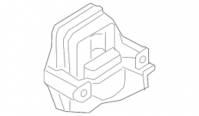Left engine mount for Porsche Macan 19-26 2.0T