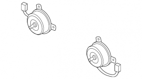 Cooling Fan Motor Left Mazda 3 14-18 BM