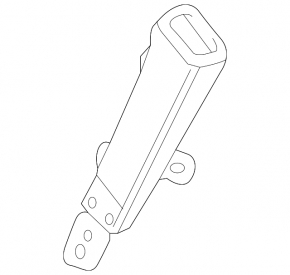 Chevrolet Volt 16 Passenger Seat Belt Latch - Black