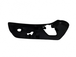 Right side passenger seat trim for a Jeep Grand Cherokee WK2 11-22, black, electrically powered, scratches, and wear.