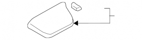 Volvo XC60 18-26 armrest, gray leather