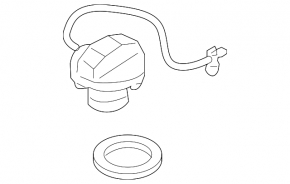 Fuel filler cap Audi A4 B8 08-16 type 1