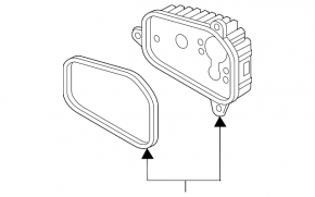 Daytime running light module (DRL), right, Audi E-Tron 19-23