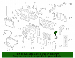 Actuator motor heater drive Audi A6 C8 19-