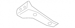 Additional radiator bracket lower right BMW 3 G20 19-25 M340i,