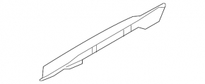 Threshold bracket right rear BMW 4 F32/33 14-20 convertible, Coupe