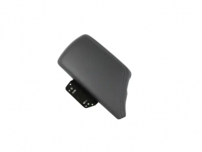 Dodge Challenger 15-23 leather armrest, black, cracked leather