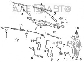 Jeep Compass 17-24 Windscreen Washer Motor