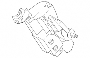 Audi Q5 80A 18-24 Trunk Fuse Box Bracket