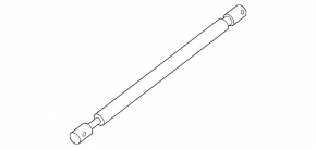 Left hood shock absorber for Kia Soul 20-25