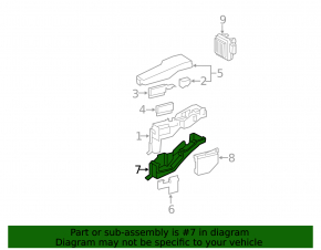 Toyota Avalon 2012 Underhood Fuse Box Housing