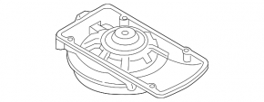 Subwoofer Audi A4 B8 08-16 BANG & OLUFSEN