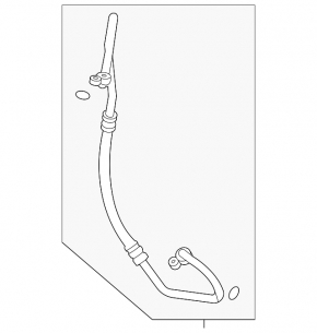 Kia Niro 23-26 PHEV air conditioning condenser-compressor pipe