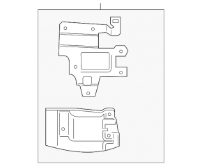 Blind Spot Sensor (BSM) right Hyundai Santa FE 21-23
