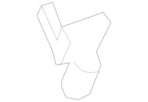 Illumination of the outer door handle of the front left Mercedes W213 E 17-23 black plastic