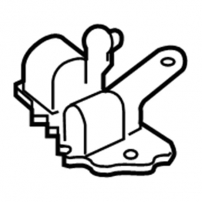 Lincoln MKZ 13-20 front right tilt sensor with rod, rusty