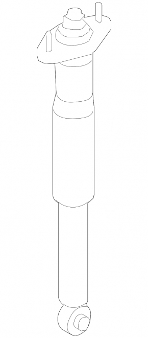 Rear left shock absorber Mazda CX-7 06-09