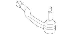 Steering tip left Ford Edge 15- CTR