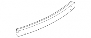 Nissan Juke 12-17 rear bumper reinforcement