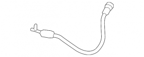Rear right brake hose for Land Rover Range Rover Velar 18-26 (under 325mm)