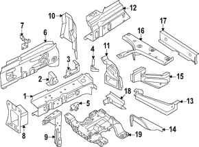Headlight bracket right Volkswagen ID.4 21-23