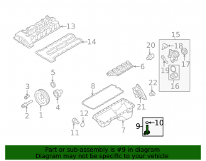Oil level sensor BMW X5 E70 4.8 N62B48