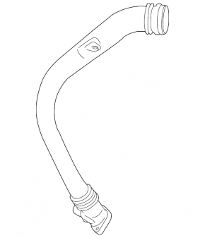 Air pipe right Subaru Forester 14-18 SJ 2.0