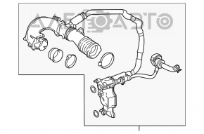 Infiniti QX30 17" manifold air duct - without sensors