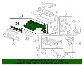Honda CRZ 11-16 plastic intake manifold
