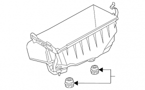 Air filter housing Lexus ES300h 19-20 lower part