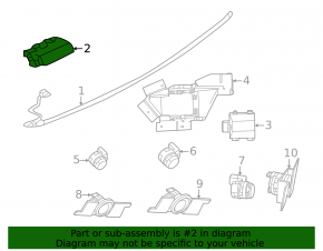 Foot operated trunk lid opening sensor for Nissan Murano 25-26