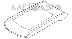 Roof metal Mini Cooper Countryman R60 10-16 under the hatch, sawed off, dents