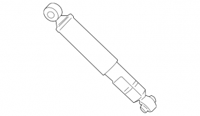 Rear left shock absorber for Toyota Rav4 06-12